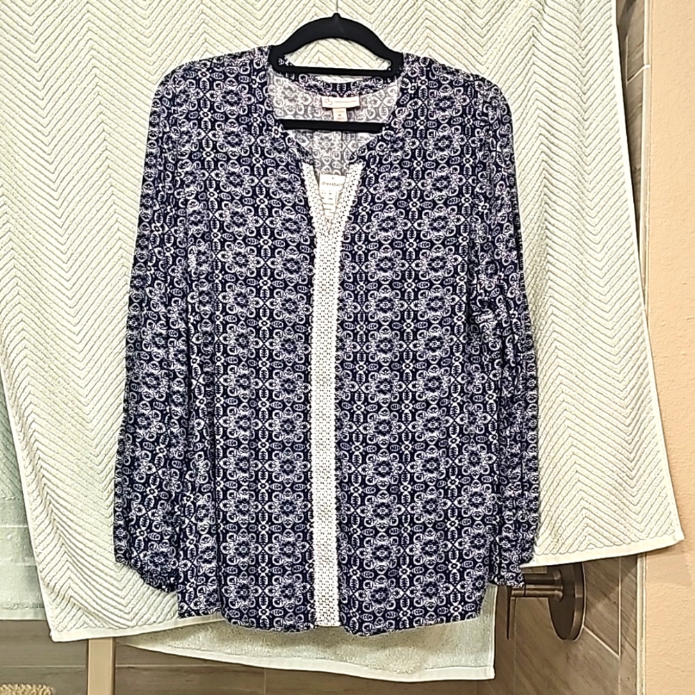 Womens XL Tunic Blouse